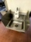 S/S WALL HAND SINK W/SPLASH GUARDS