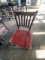 *EACH*WOOD CAFE CHAIRS (DISTRESSED)