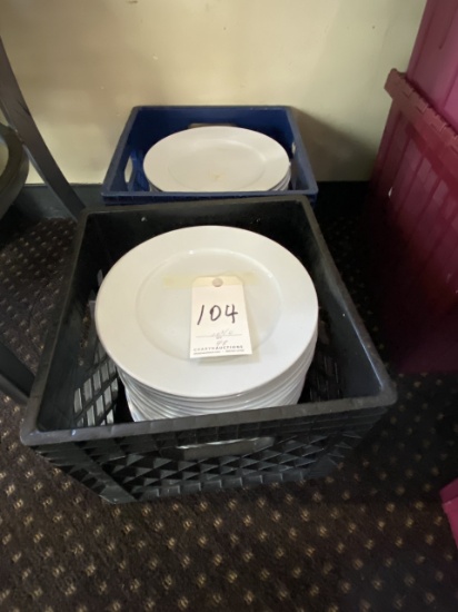*EACH*WHITE 10-3/4" PLATES
