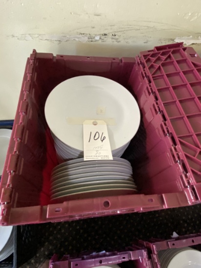 *EACH*WHITE 10-3/4" PLATES