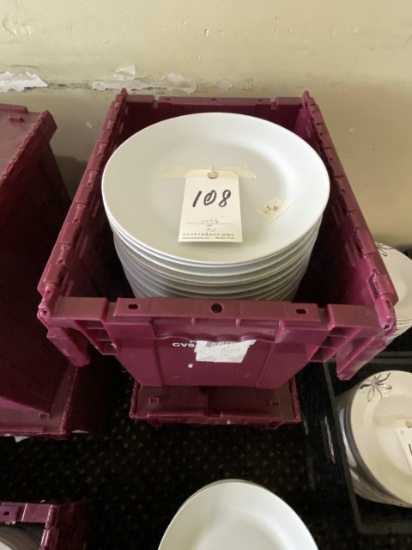 *EACH*WHITE 10-3/4" PLATES