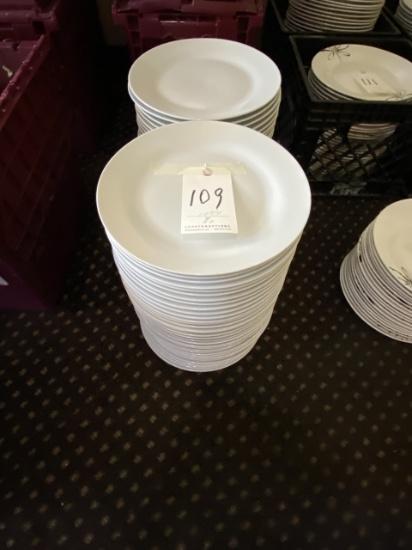 *EACH*WHITE 10-3/4" PLATES