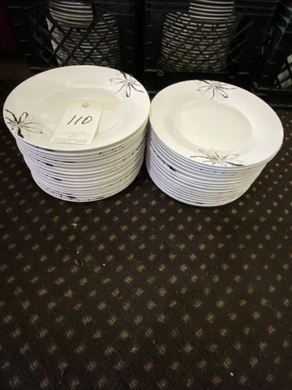 *EACH*GRAYDON HALL 10-1/2" FLORAL PLATES