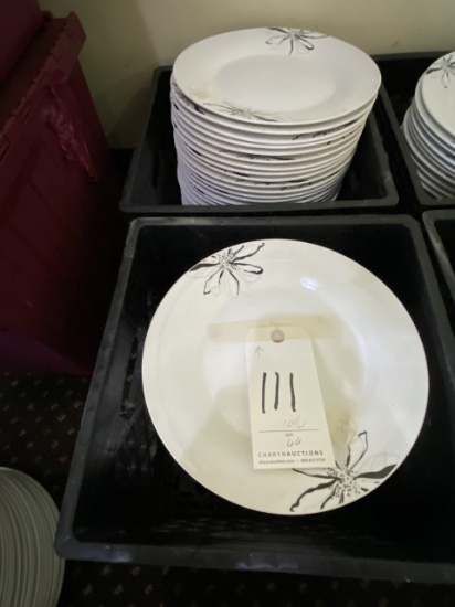 *EACH*GRAYDON HALL 10-1/2" FLORAL PLATES