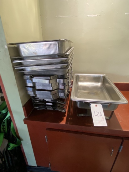 *EACH*S/S CHAFING DISHES (NO LIDS)