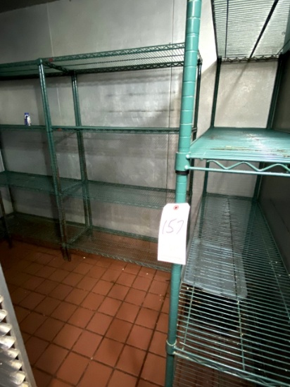 *EACH*GREEN COATED (1-60"X18"/(4)48"X18") WIRE RACKS