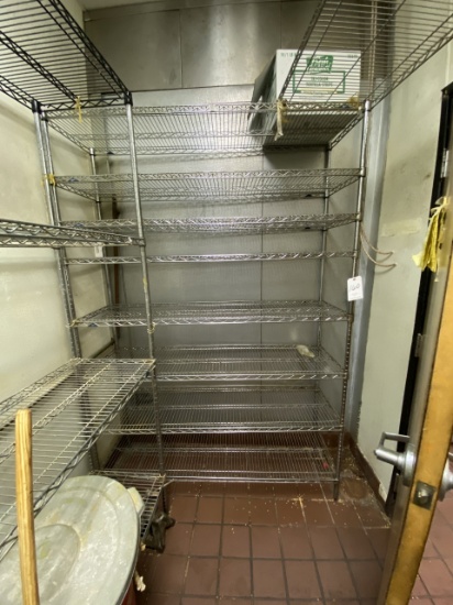 METRO WIRE 60"X18" RACK W/8 SHELVES