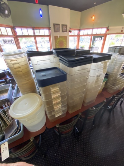 *LOT*(APPROX 45)ASST PLASTIC FOOD CONTAINERS