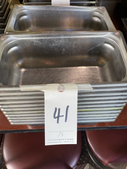 *EACH*S/S 1/3-SIZE 4" HOTEL PANS