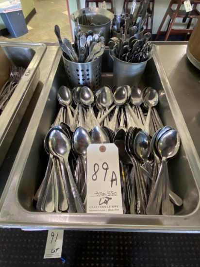 *LOT*(580 PCS)S/S FLATWARE