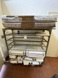 GALVANIZED COOLING RACK W/CONTENTS
