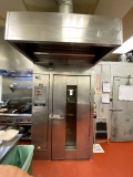 BAXTER S/S RACK ROLL-IN GAS OVEN W/RACK MOD. BXA1G (RACK NEEDS NEW CASTERS)