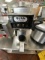 BUNN S/S INLINE & POUR OVER COFFEE MAKER (MISSING TOP LID)