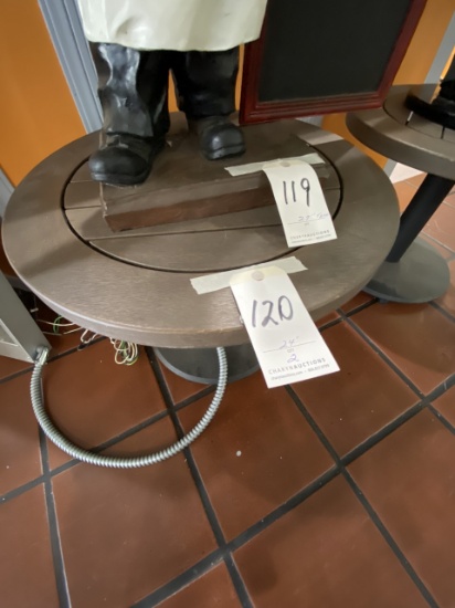 *EACH*WOOD 24" LOUNGE TABLES