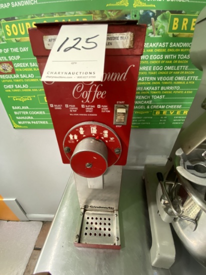 GRINDMASTER RED ADJUSTABLE COFFEE GRINDER