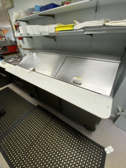 BEVERAGE AIR 3-DOOR 72" PREP TABLE MOD. SPE72-30-07
