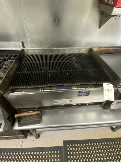 IMPERIAL S/S COUNTERTOP 32" LAVA ROCK CHARBROILER