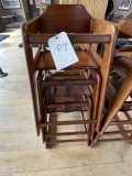 *EACH*WOOD HIGH-CHAIRS