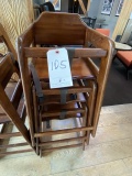 *EACH*WOOD HIGH-CHAIRS