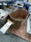 COPPER OVAL BIN