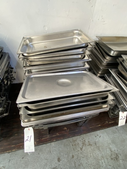 *EACH*S/S CHAFING DISH SETS (W/0 FUEL CUPS)
