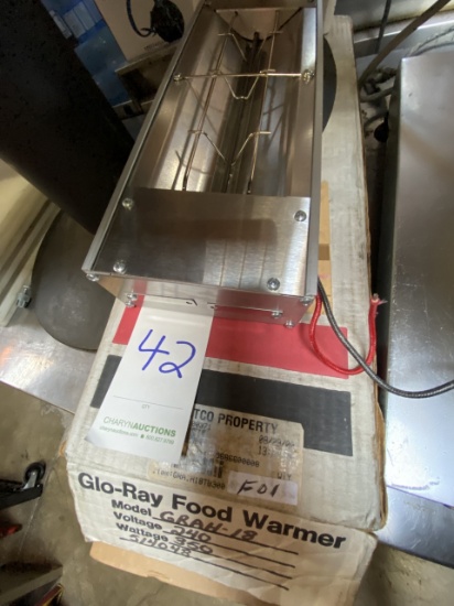 NEW HATCO GLO-RAY FOOD WARMER 240V MOD. GRAH-18