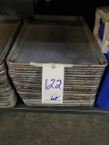 *LOT*(24)ALUMINUM HALF-SIZE SHEET CAKE PANS