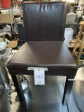 *EACH*BROWN VINYL CHAIRS