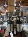 BUNN TWIN-SATELLITE COFFEE BREWER 120/240V MOD. DUAL TF DBC