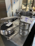 *EACH*S/S 2QT SAUCE POTS W/(2)LIDS