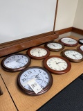 *EACH*ASST ROUND WALL CLOCKS