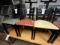 *EACH*BLACK METAL CHAIRS W/ASST COLOR VINYL SEAT