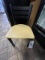 *EACH*BLACK METAL CHAIRS W/ASST COLOR MOULDED SEAT