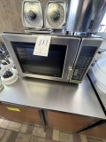 AMANA S/S COMMERCIAL MICROWAVE OVEN MOD. RFS12W2B