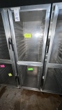 *EACH*LOCKWOOD ALUMINUM 2-HALF DOOR ENCLOSED BAKERS RACKS