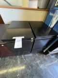 *EACH*BLACK METAL 2-DRAWER FILE CABINETS