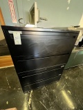 *EACH*HON BLACK METAL 2-DRAWER LATERAL FILE CABINETS