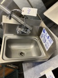 S/S WALL HAND SINK W/RH-SIDE SPLASH