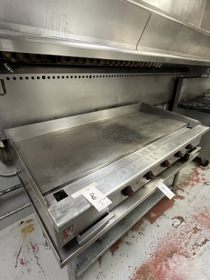 WOLF S/S 60" COUNTERTOP GRIDDLE MOD. AGM60-11
