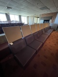 *EACH*BROWN LEATHERETTE LOUNGE CHAIRS