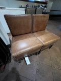 *EACH*BROWN LEATHER LOUNGE CHAIRS