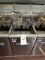 PITCO S/S 40LB 107K BTU FRYER W/(3)FRY BASKETS MOD. 40D (MISSING DOOR HANDLE)