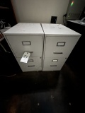 *EACH*ASST BEIGE METAL 2-DRAWER FILE CABINETS