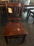 *EACH*DARK WOOD HEAVY-DUTY CHAIRS