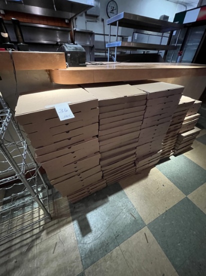 *LOT*NEW CARDBOARD TO-GO PIZZA BOXES