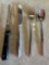 *LOT*(1264PCS)S/S HEAVY-DUTY FLATWARE & STEAK KNIVES W/(5)HOLDERS