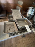 *LOT*(13)S/S ASST HALF & FULL-SIZE PANS (SOME PERFORATED)