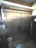 TRUE S/S 2-DOOR FREEZER W/CASTERS MOD. T49F