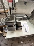 *LOT*(12)S/S 1/6 & 1/9-SIZE FOOD PANS