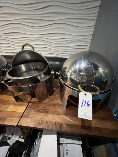 *EACH*S/S ROUND CHAFING DISHES